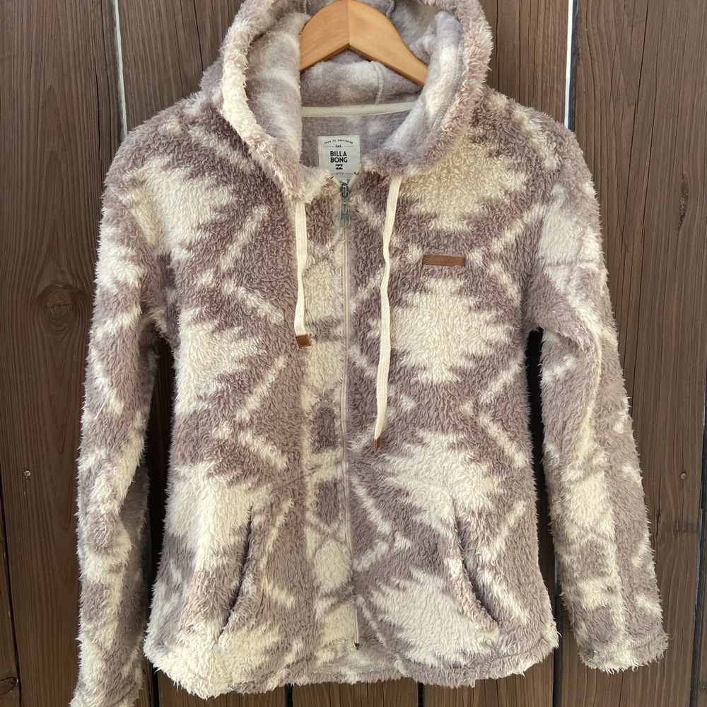 Fuzzy Soft Fleece Billabong Jacket 🏔